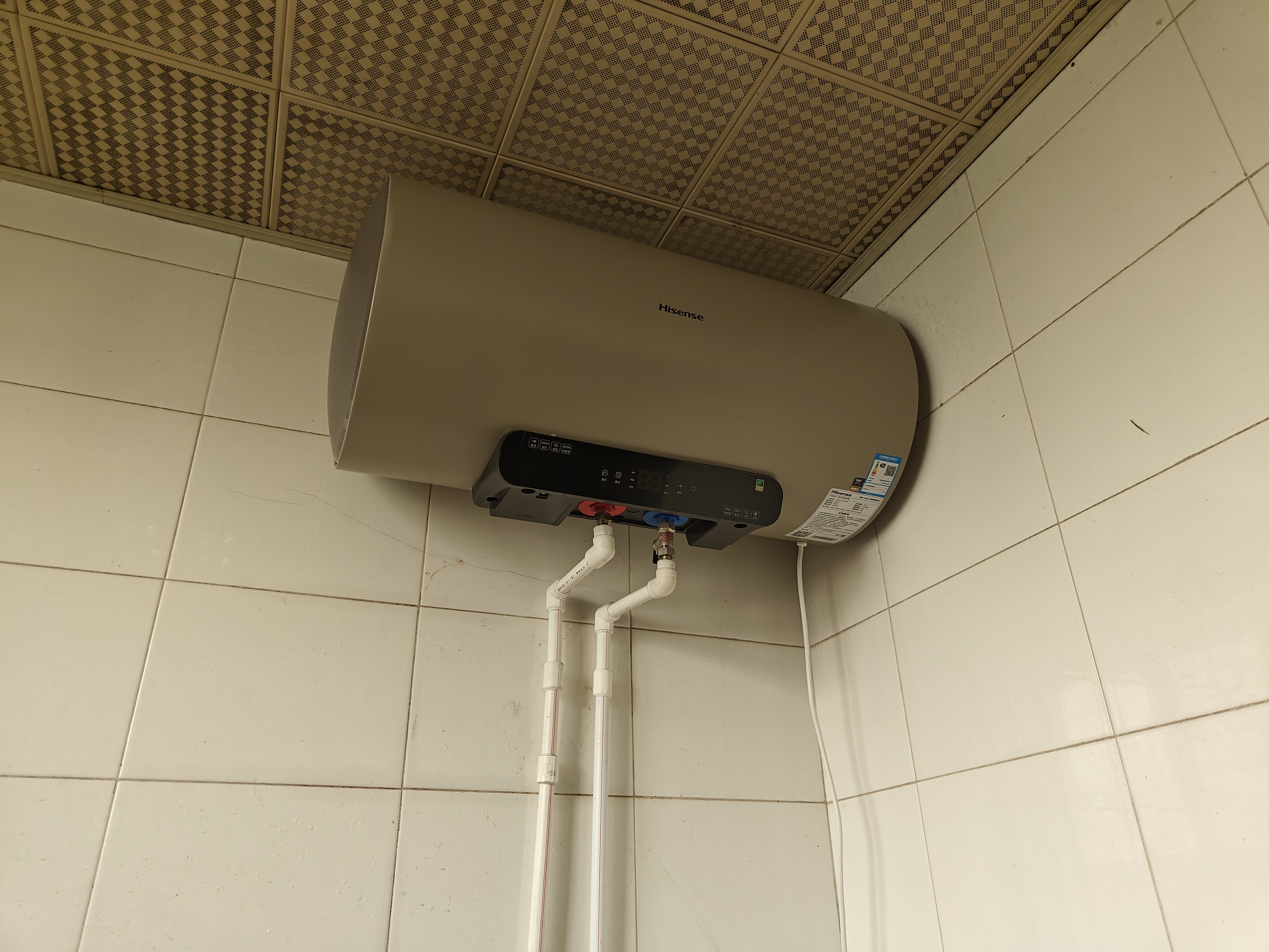 海信（Hisense）2200W一级能效免换镁棒60升家用电热水器出租房ES60-W1513TP上门安装以旧换新国家补贴15% 实拍图