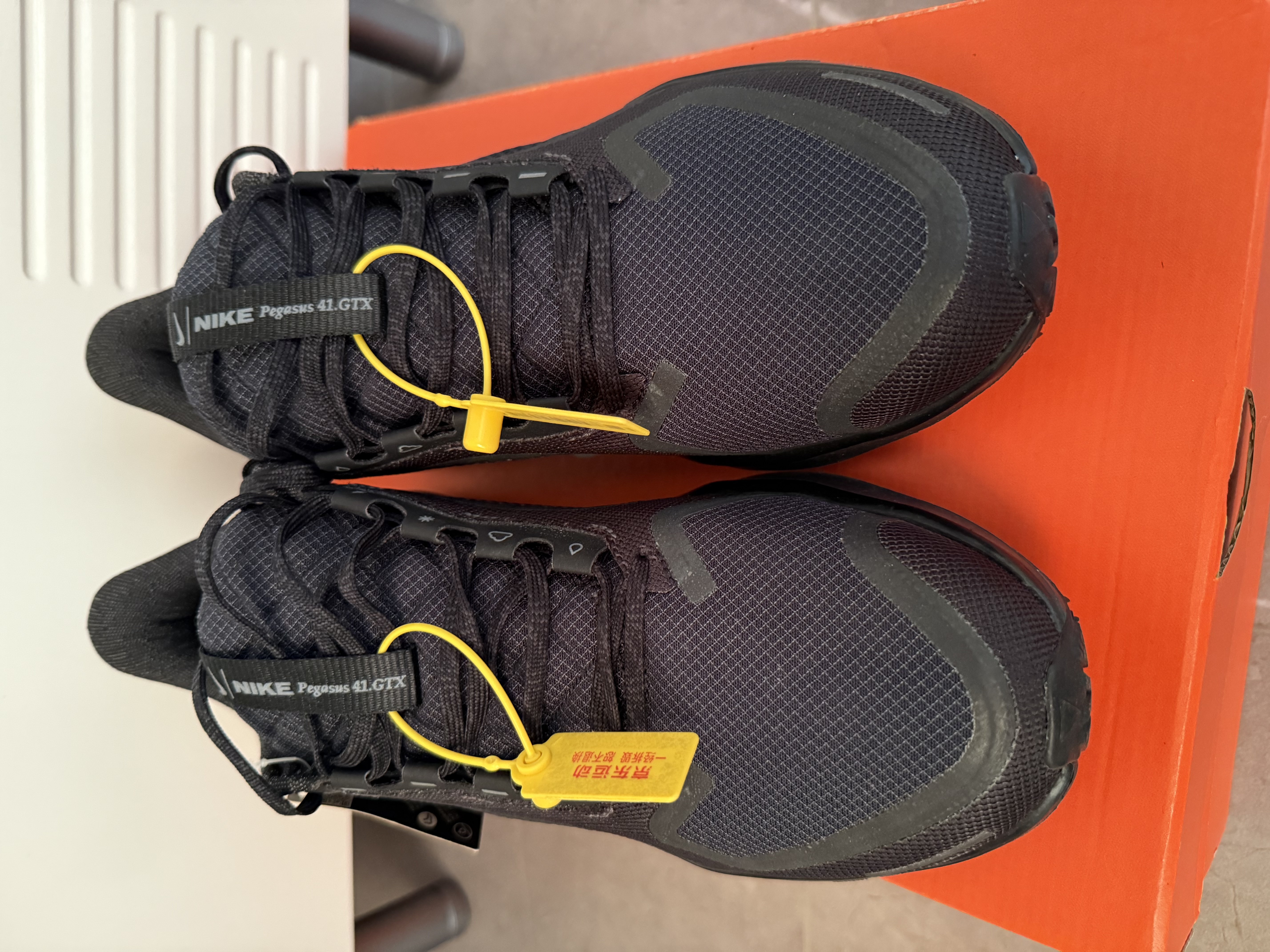 耐克NIKE跑步鞋男飞马41 PEGASUS春夏防水保暖运动鞋FQ1356-001黑42.5 实拍图