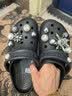 卡骆驰（crocs）经典云朵Clog女沙滩洞洞鞋凉拖鞋206750 黑色  36  实拍图