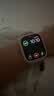 Apple/苹果 Watch S11 智能手表GPS款46毫米银色铝金属表壳雾紫色运动型表带S/M MEVW4CH/B 实拍图