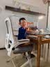 惠寻 京东自有品牌电脑椅学习椅工学座椅升降办公椅书桌椅靠背椅子 典雅灰【悬浮腰托+升降调节】 实拍图
