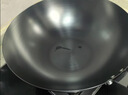 九阳（Joyoung）炒锅铁锅健康无涂层精铁锅家用炒菜锅炉灶通用34cm带盖C122 实拍图
