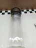 【京东物流配送】高硼硅双层玻璃杯大容量泡茶杯水杯子茶水分离杯 【双层加厚】茶杯350ml1只 实拍图