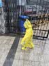 牧萌儿童雨鞋男童女童防水立体宝宝防滑耐磨卡通雨靴 挖掘机恐龙 19码 实拍图