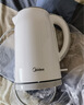 美的（Midea）电热水壶烧水壶有钛内胆双层无缝一体烧水壶1.7L大容量自动智能断电2026新款 MK-SH17M134-T 实拍图