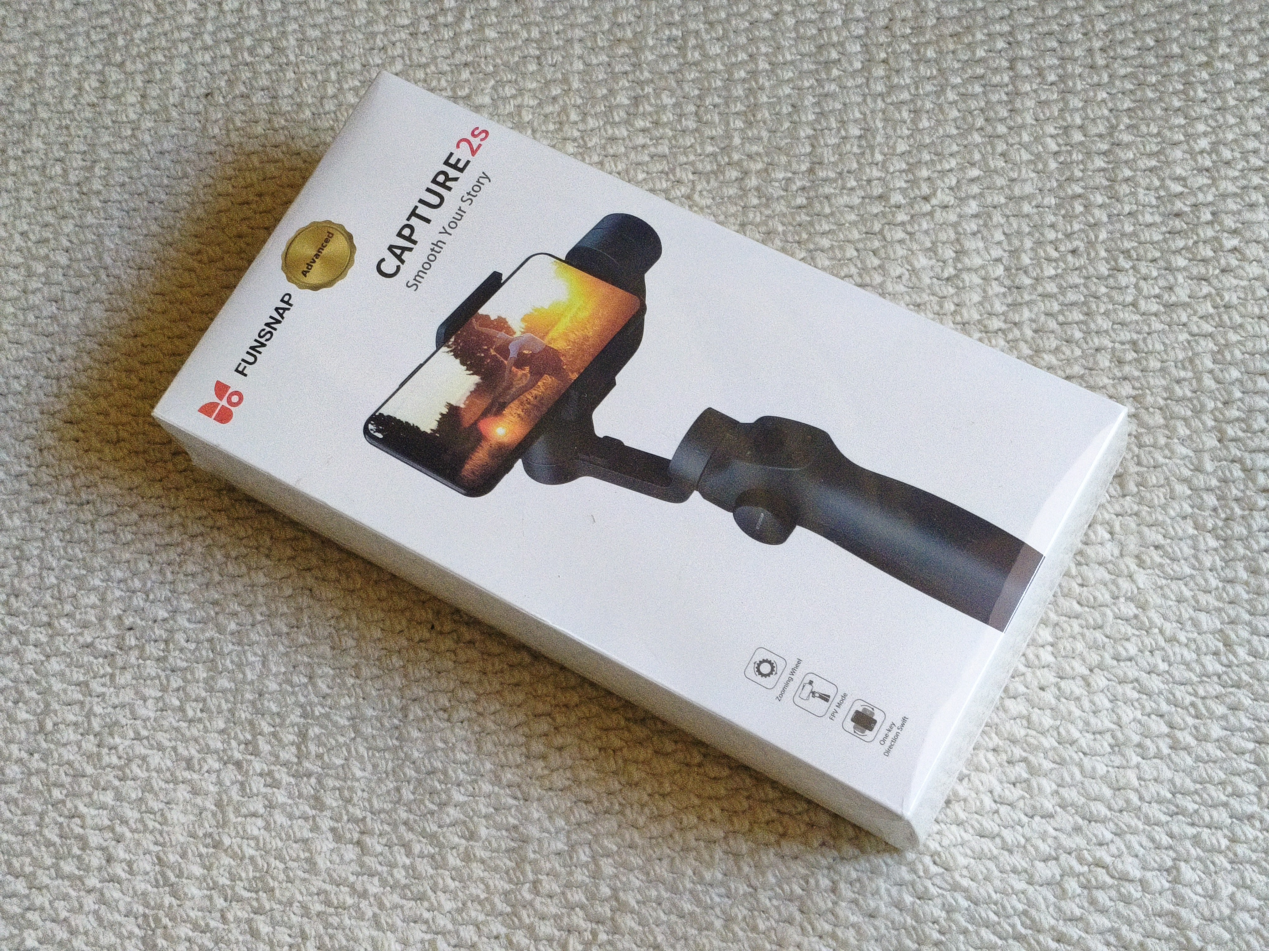 逗映（FUNSNAP）Capture 2S 手机稳定器 手持手机云台三轴防抖云台稳定器专业摄影无死角运镜俯仰 实拍图