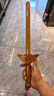 原始匠工桃木剑挂件朱砂龙凤剑客厅玄关书房摆件长约60cm 实拍图