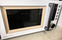 美的（Midea）空气炸微波炉烤箱一体机复古奶油风高颜值无油低脂大功率APP智能AI变频不锈钢内胆25L（PC23F5W） 实拍图