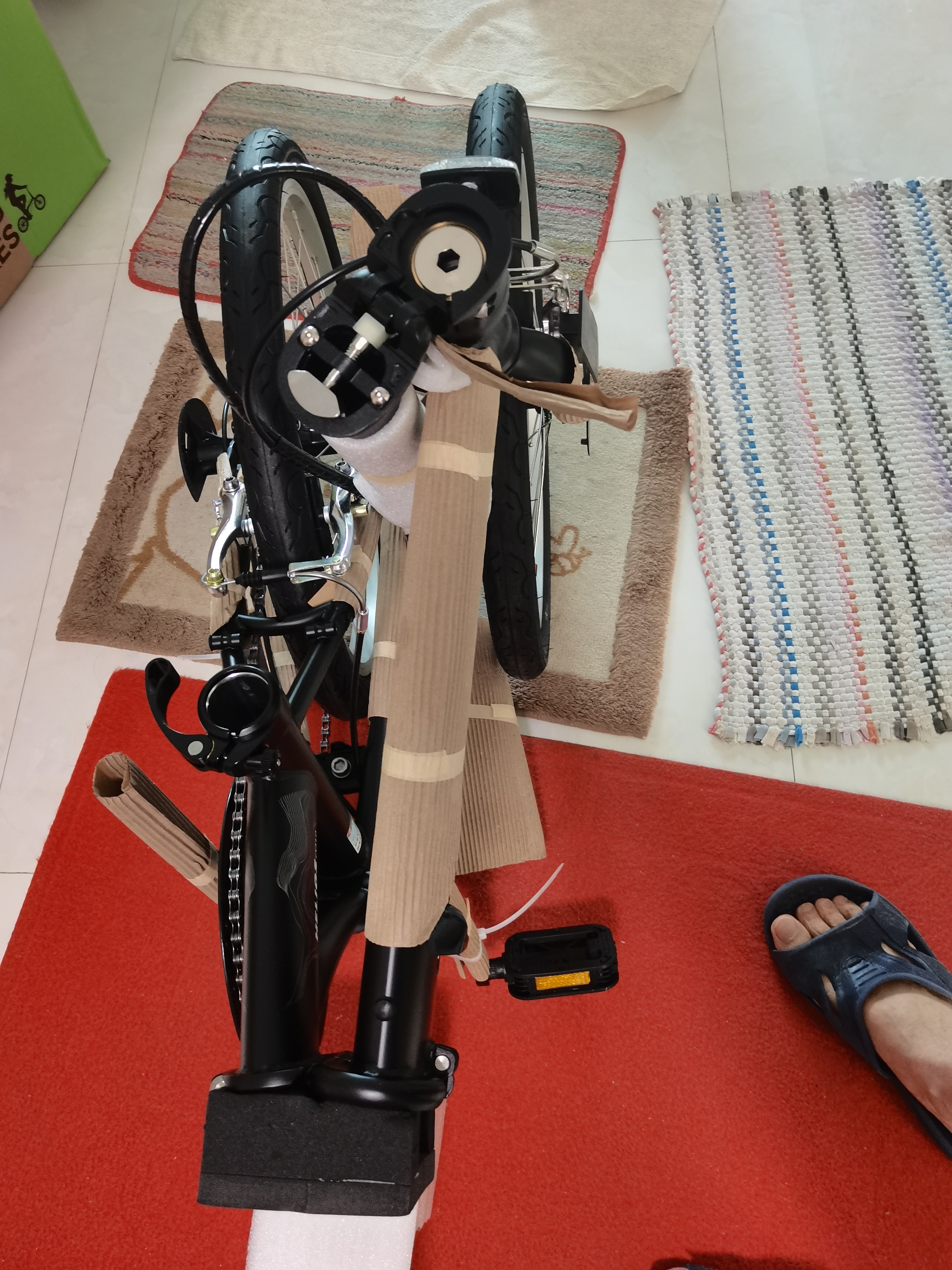 大行（DAHON）D6经典折叠自行车20英寸6速折叠车成人男女士学生折叠单车KBC061 消光黑 实拍图