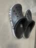卡骆驰（CROCS）贝雅卡骆班洞洞鞋|205089 黑色/白色-066   41 /42(260mm)   实拍图