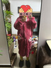 梦舒纷睡袍女冬睡衣春秋季可爱学生中长款加绒加厚宿舍家居服珊瑚绒卡通 草莓熊睡衣 M 实拍图