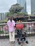 宠物推车狗狗猫咪犬轻便可折叠车包分离外出手推车遛狗小型老年犬 P6Y黑色（把手可调节）+餐盘 实拍图