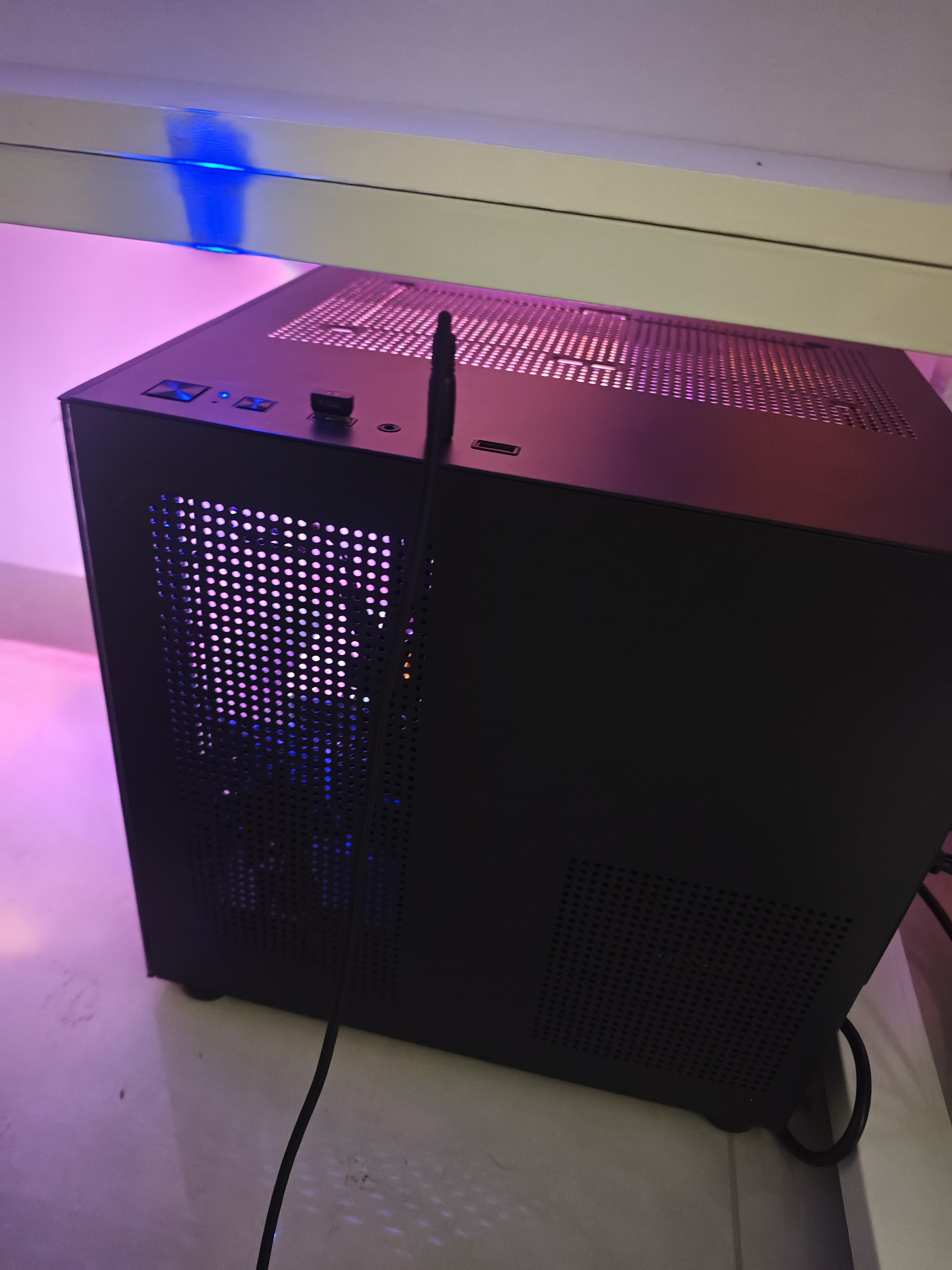 微星（MSI）酷睿i5 12400F/14400F/5060Ti/4060/3060三角洲打瓦游戏电竞直播台式电脑主机海景房组装DIY整机 套十：i5 14400F丨1TB丨5060Ti 实拍图