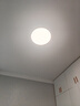 美的（Midea）LED照明吸顶灯卧室灯超薄三防灯具阳台灯厨房餐厅护眼全光谱24瓦 实拍图