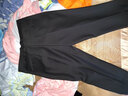 亚伯尼歌（YABONIGE）男士西裤夏季薄款免烫商务休闲男裤中老年高腰宽松正装直筒西装裤 纯黑【春秋】+纯黑【春秋】 36 实拍图