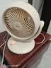 美的（Midea）电风扇空气循环扇家用节能四季大风量卧室宿舍摇头轻音台式空调伴侣风扇 【螺旋加速网罩18AD】 实拍图