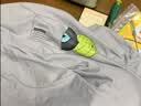 阿迪达斯（adidas）男装透气运动上衣休闲短袖圆领T恤HC9718 蓝灰色 XL 实拍图