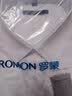 罗蒙（ROMON）纯色商务职业正装男士白衬衫工装男装短袖衬衣男CS72白色3XL 实拍图
