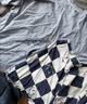 英博伦青少年短袖套装夏季男大童纯棉睡衣中学生家居服套240浅兰 180 实拍图