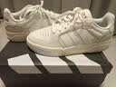 adidas ENTRAP美式校园风运动鞋少年感复古篮球风板鞋阿迪达斯 米白色/灰色   40 实拍图