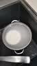汤锅不锈钢上蒸下煮蒸包子煮面条锅电磁炉燃气灶通用火锅煮锅锅具 较薄 不锈钢本色 22cm 实拍图