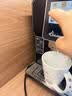 德颐（DEYI）DE-320触摸彩屏全自动咖啡机/家用商用办公室/现磨豆一键意式美式花式咖啡自动奶泡自动清洗双锅炉 黑色 咖啡机官方标配 实拍图