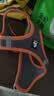 TRUELOVE狗狗牵引绳小型犬狗绳子遛狗绳背心式泰迪柯基宠物用品小狗胸背带 灰桔色 S(胸围36-44cm)建议8-11斤选择 实拍图