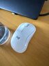 罗技（Logitech）M221 轻音鼠标 无线鼠标 办公鼠标 对称鼠标 带无线微型接收器 米白色 实拍图