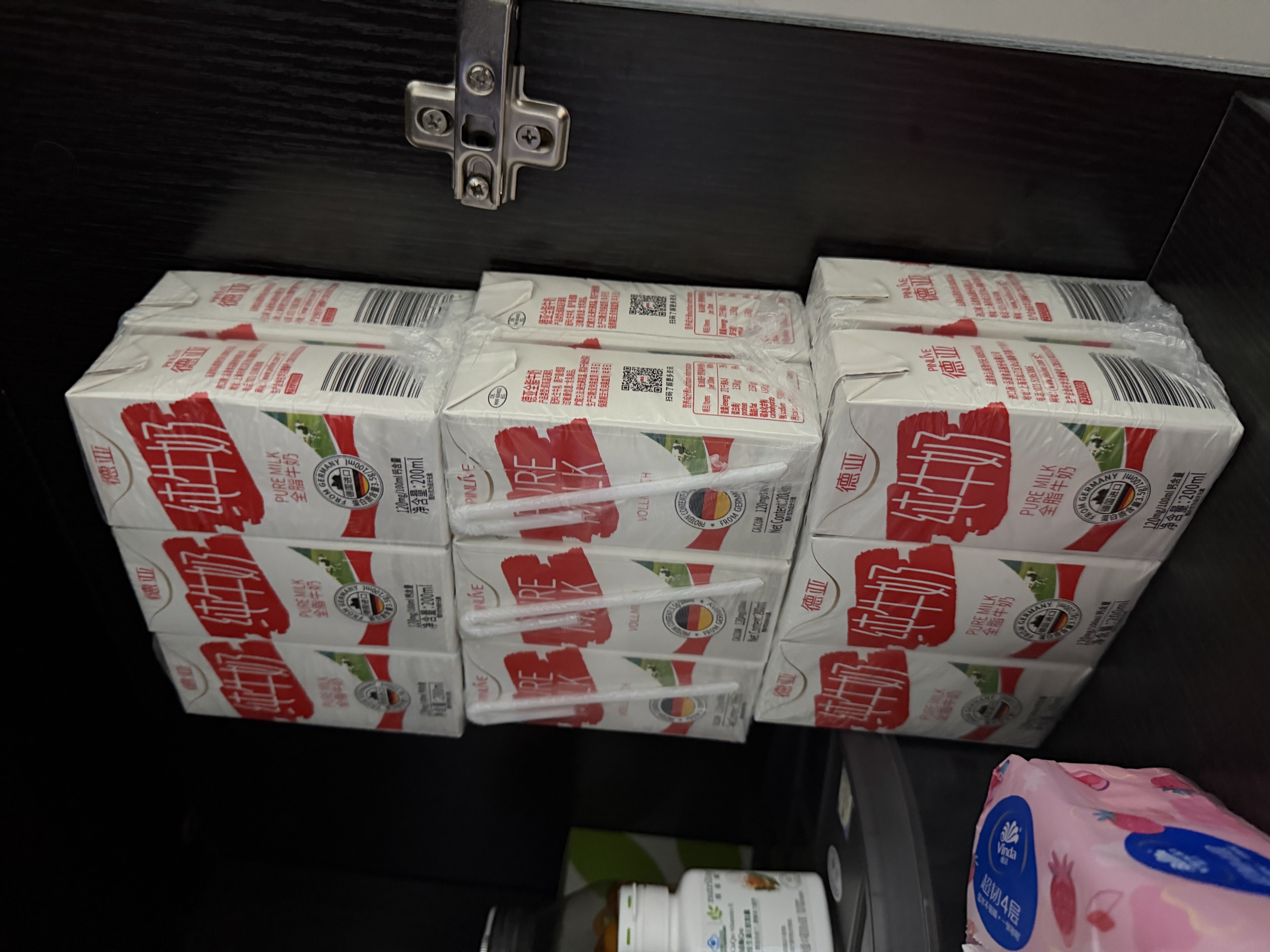 德亚（Weidendorf）德国进口高钙全脂纯牛奶200ml*30盒整箱装儿童学生营养早餐 实拍图