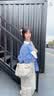 viney斜挎包包女包帆布包品牌饺子包单肩生日礼物高级感送女友老婆 【奶白】高档通勤洋气大包 实拍图