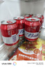百威啤酒mini红罐淡色拉格255ml*24小罐整箱装京东自营喜酒 实拍图