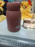 【京东物流送货上门】萌萌兔卡通水杯女牛奶玻璃杯创意便携杯子 粉色+咖色 330ml 2只 实拍图