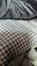 红豆居家男士色纺舒弹棉双层纱家居服男春夏空调房睡衣 烟灰蓝 XL 实拍图
