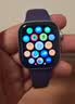 Apple/苹果 Watch S11 智能手表GPS款42毫米银色铝金属表壳雾紫色运动型表带M/L MEUU4CH/B 实拍图