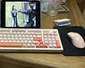 联想（Lenovo）K2_Pro三模键盘鼠标套装 无线蓝牙有线机械手感混彩灯效消音结构音量旋钮办公游戏电脑键鼠套装 粉 实拍图