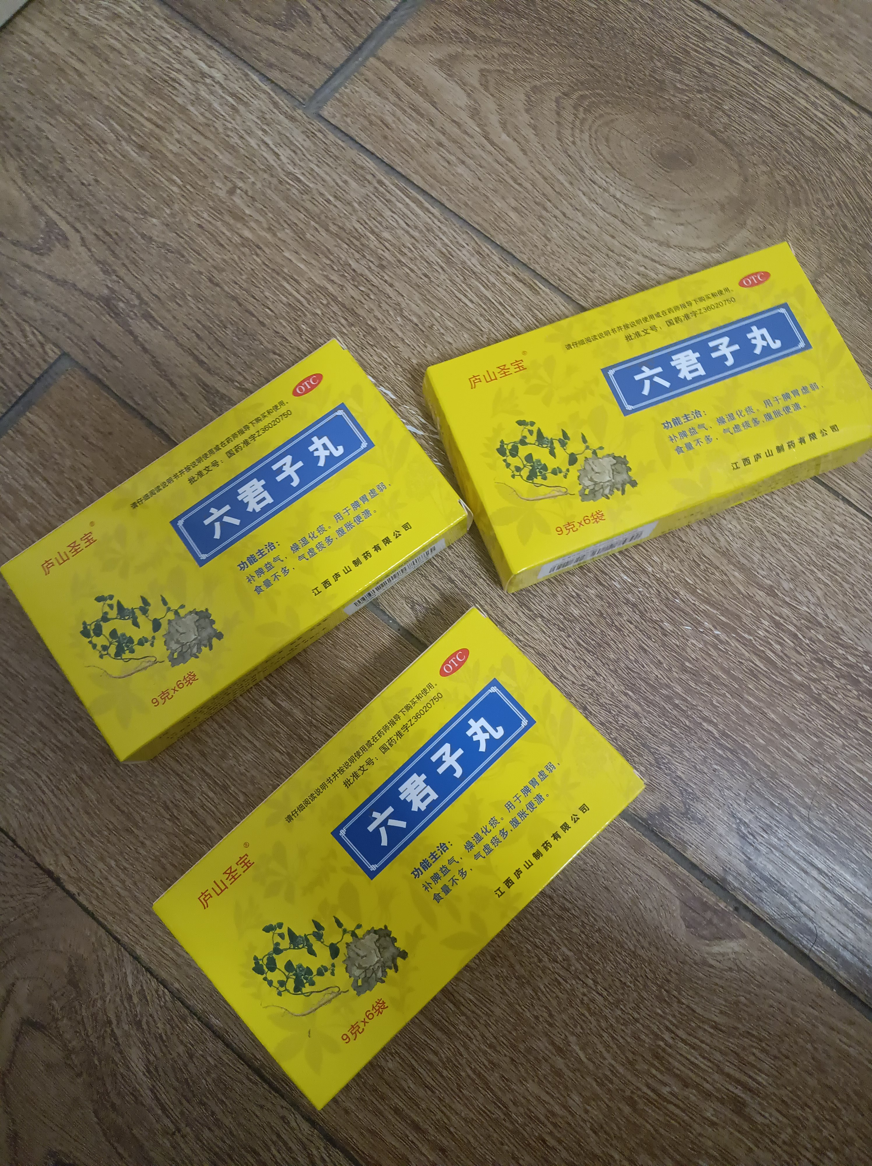 [庐山圣宝] 六君子丸 9g*6袋/盒 补脾益气 燥湿化痰 脾胃虚弱 食量不多 气虚痰多 实拍图