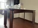 狄普法式复古加厚岩板实木餐桌椅组合家用餐厅中古风家具长桌子DP888 复古色【岩板款1.4m】实木大板餐桌 单桌 实拍图