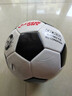 红双喜（DHS）足球大学儿童成人男训练比赛用球舒适真皮脚感高弹耐磨室外室内球 5#黑白版+气针气筒球包 实拍图