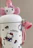 三丽鸥（SANRIO）HelloKitty啵啵保温杯316不锈钢带吸管办公室送女孩生日礼物560ml 实拍图