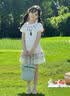 学院风女童套装夏季2026新款儿童短袖短裙薄款夏装女大童韩系穿搭 套装【T恤+蛋糕裙+星星挂件】 150 实拍图