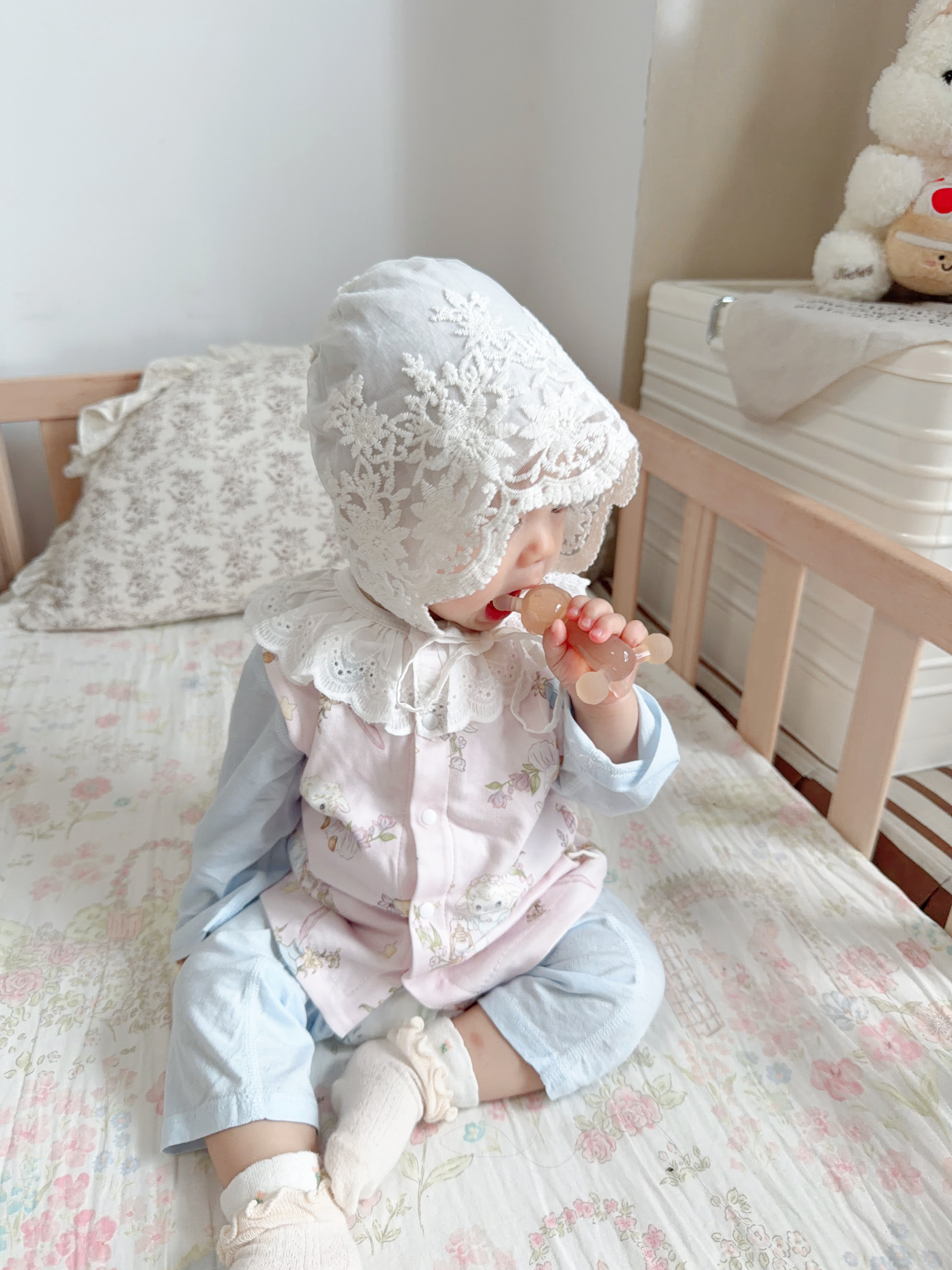 葆氏婴幼儿牙胶磨牙棒口欲期兔兔牙咬胶玩具硅胶4月龄以上好抓握 实拍图