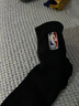 NBA袜子男士运动袜夏季抗菌防臭消臭吸汗无骨棉袜跑步中筒袜3双 实拍图