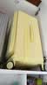 不莱玫大容量行李箱侧开盖拉杆箱旅行箱密码箱24英寸 芝士黄色 实拍图