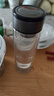 【京东物流配送】高硼硅双层玻璃杯大容量泡茶杯水杯子茶水分离杯 【双层加厚】茶杯350ml1只 实拍图