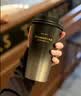 星巴克（Starbucks）咖啡宝藏流金款推盖不锈钢桌面杯430ml保温保冷水杯教师节礼物 实拍图