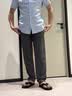 海澜之家（HLA）休闲裤男轻商务时尚系列四面弹力裤子男黑色180/96A(38)七夕礼物 实拍图