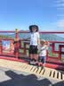 Kocotreekk树儿童防晒帽黑胶帽檐男童遮阳帽防紫外线宝宝帽子大檐披肩 实拍图