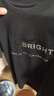 京东京造【凉感印花T】男士短袖t恤抗菌防螨 夏季新款bright浅灰 XXL 实拍图