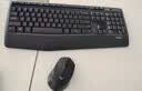 罗技（Logitech）MK345无线办公键鼠套装 宽大掌托 舒适键入体验 全尺寸 带无线2.4G接收器 黑色 实拍图