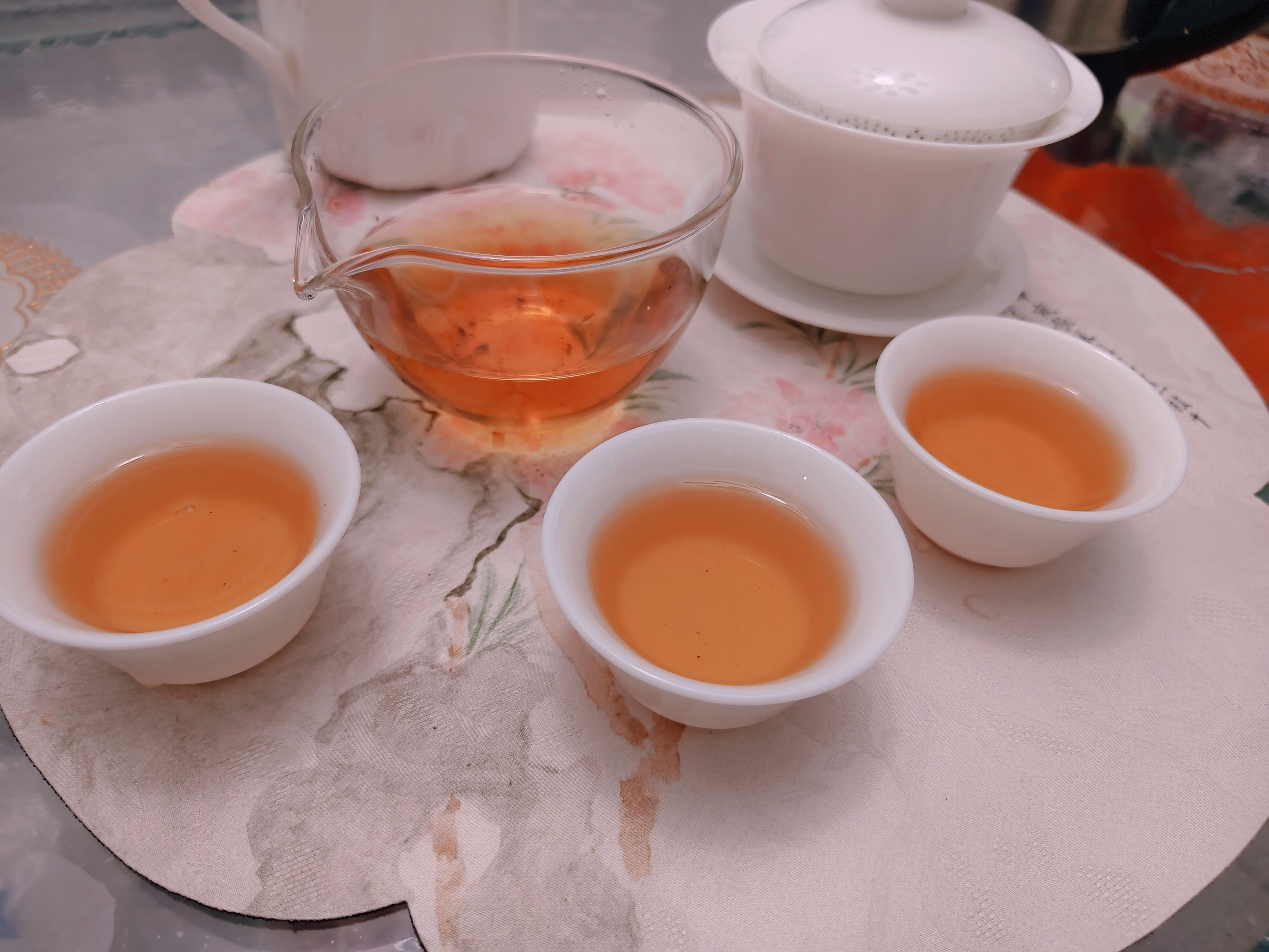 MULTIPOTENT功夫茶具羊脂玉瓷自过滤盖碗茶杯旅行茶具套装礼盒装 实拍图